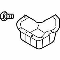 OEM 2006 Hyundai Santa Fe Pan Assembly-Engine Oil, Lower - 21510-39651