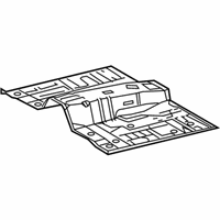 OEM 2013 Toyota Tacoma Front Floor Pan - 58111-04420