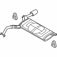 OEM Kia Forte5 Rear Muffler Assembly - 28710A7860