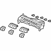 OEM 2008 Honda Accord Control Assembly, Automatic Air Conditioner (Gun Metallic) - 79600-TA0-A01ZA