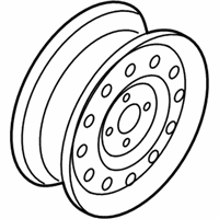 OEM 2006 Hyundai Accent Steel Wheel Assembly - 52910-1G100