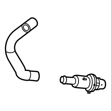 OEM 2020 Chevrolet Corvette Inlet Hose - 84660335