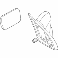 OEM Pontiac Aztek Mirror Assembly - 10322467