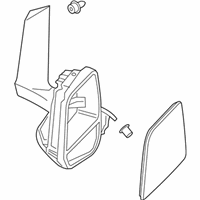 OEM Ford Transit Connect Mirror Assembly - KT1Z-17682-J