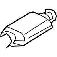OEM 2010 Mercury Mountaineer Converter & Pipe - 7L2Z-5F250-C