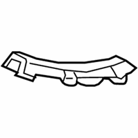 OEM Ford Explorer Exhaust Heat Shield - 2L2Z-5H207-AA