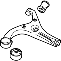 OEM 2010 Kia Rio Arm Complete-Front Lower - 545011E000