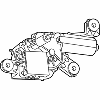 OEM 2009 BMW X3 Rear Window Wiper Motor - 67-63-6-917-907