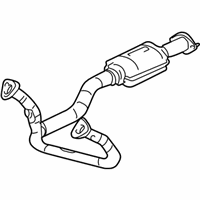 OEM 2003 GMC Sonoma Exhaust Manifold Pipe Assembly (Includes Converter) *Marked Print - 15744825