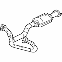 OEM 2003 Chevrolet S10 Exhaust Manifold Pipe Assembly (Includes Converter) *Marked Print - 15744825