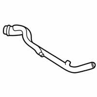 OEM BMW 740i Plastic Filler Pipe - 16-11-1-184-667