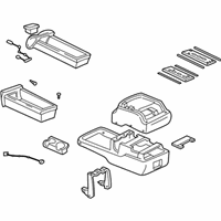 OEM 1999 Lexus RX300 Box Assembly, Console - 58810-48011-E0