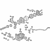 OEM 2016 Honda CR-V Carrier Assembly, Rear Differential - 41200-R7L-A01