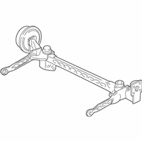 OEM 2005 Saturn Relay Rear Axle Assembly (W/O Brake) - 15857614