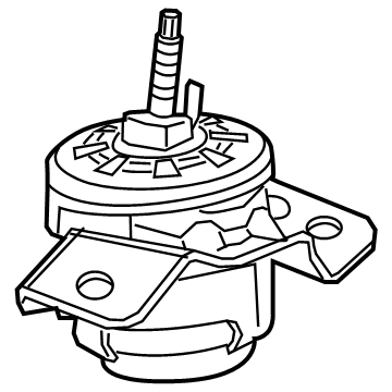 OEM 2021 Jeep Wrangler Support-Engine Mount - 68480593AB