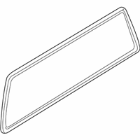 OEM 1999 Nissan Frontier WELT Rear Window - 76923-3S500