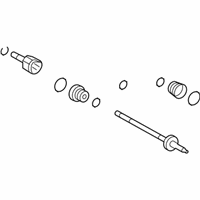 OEM 2009 Lincoln Navigator Axle Assembly - AL1Z-4K138-D