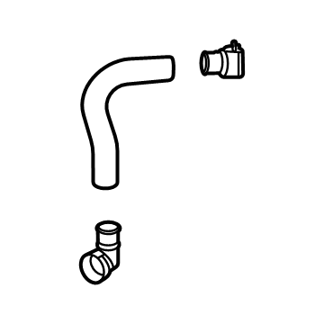 OEM 2022 Hyundai Tucson Multi Purpose Hose - 25415P000