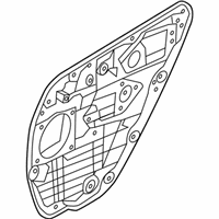 OEM Hyundai Azera Rear Right-Hand Door Module Panel Assembly - 83481-3V000