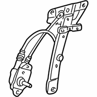 OEM 2003 Dodge Neon Rear Door Window Regulator - 5008036AL