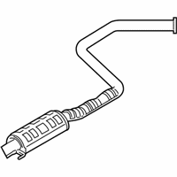 OEM Hyundai Veloster Center Muffler Assembly - 28650-J3705