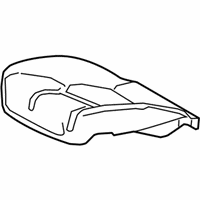 OEM 2022 Toyota Camry Seat Cushion Pad - 71511-06830