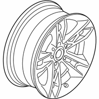 OEM 2015 BMW X1 Light Alloy Rim - 36-11-6-789-142