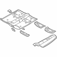 OEM 2000 Chrysler LHS Floor Pan - 4580010AI