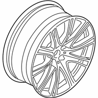 OEM 2018 BMW 530e Disc Wheel, Light Alloy, Orbitgrey - 36-11-6-863-420