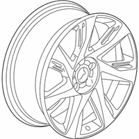 OEM 2015 Cadillac ELR Wheel, Alloy - 23445940
