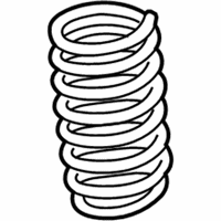 OEM BMW 640i xDrive Coil Springs - 31336798824