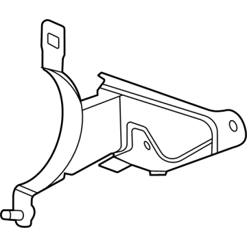 OEM 2021 BMW M4 BRACKET FOR AUXILIARY WATER - 11-51-8-091-544