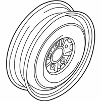 OEM Lincoln Zephyr Spare Wheel - 6E5Z-1015-B
