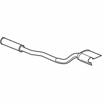 OEM 2006 Chrysler Pacifica Exhaust Muffler And Resonator - 4880352AP