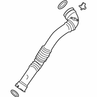 OEM 2012 BMW 528i xDrive Charge-Air Duct - 13-71-7-612-096