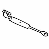 OEM 2002 Nissan Pathfinder Stay Assembly-Back Door - 90450-1W312