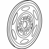 OEM 2000 Dodge Dakota Steel Wheel - 52057797