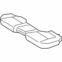 OEM 2007 Lexus GS430 Pad, Rear Seat Cushion - 71503-30180