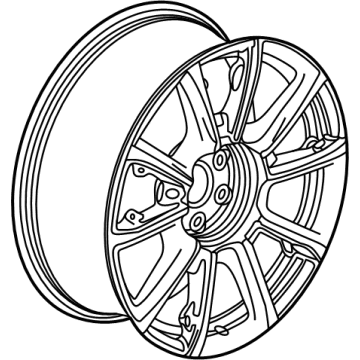 OEM 2021 Chevrolet Tahoe Wheel, Alloy - 84434287