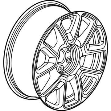 OEM 2021 Chevrolet Tahoe Wheel, Alloy - 23376234