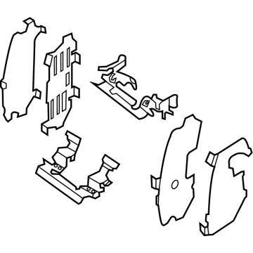 OEM Nissan Sentra Disc Brake Kit - D1080-6LA0B