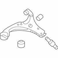 OEM 2010 Kia Optima Arm Complete-Front Lower - 545002G501