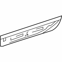 OEM Toyota Yaris Body Side Molding - 75741-0D200
