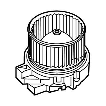 OEM 2021 BMW 530e xDrive Blower Unit - 64-11-6-836-881