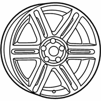 OEM 2014 Dodge Charger Aluminum Wheel - 1TD74DD5AC