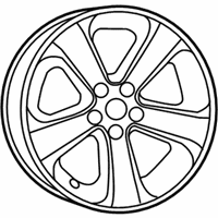 OEM 2016 Dodge Challenger Aluminum Wheel - 1ZV90DD5AB