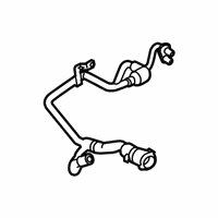 OEM BMW M760i xDrive COOLANT LINE, TURBOCHARGER R:111060 - 11-53-8-654-394