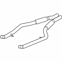 OEM 2017 BMW X6 Centre Silencer With Tubes - 18-30-7-851-561