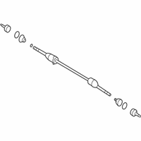 OEM Ford Taurus X Axle Assembly - CA5Z-3B436-A