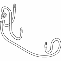 OEM 1997 BMW 540i Hose Line - 61-66-8-360-664